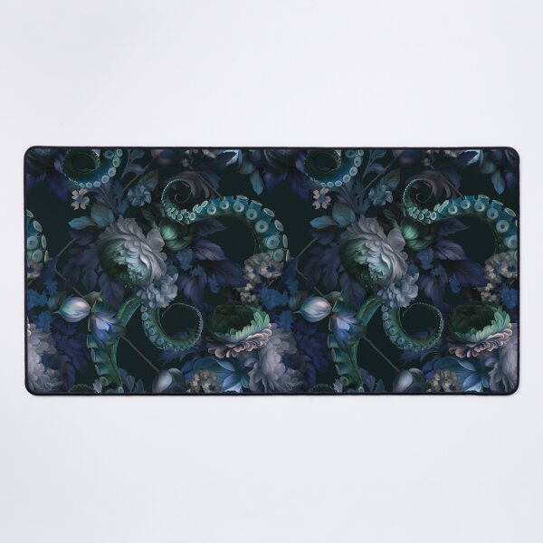 Item preview, Gothic Cthulhu Turquoise Tentacle With Flowers designed and sold by LuciaS.