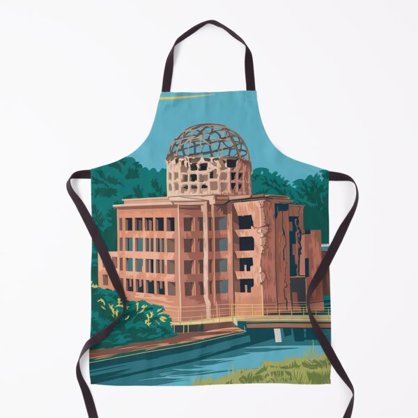 Item preview, Hiroshima Vintage Travel Poster designed and sold by TravelerRat.