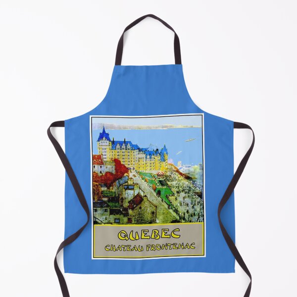Item preview, Quebec Canada Vintage Chateau Frontenac Travel and Tourism Advertising Print designed and sold by posterbobs.