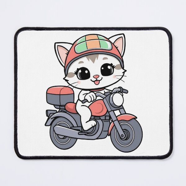 Item preview, Whiskers on Wheels: Happy Kitty’s Motorcycle Adventure designed and sold by ByMoss.