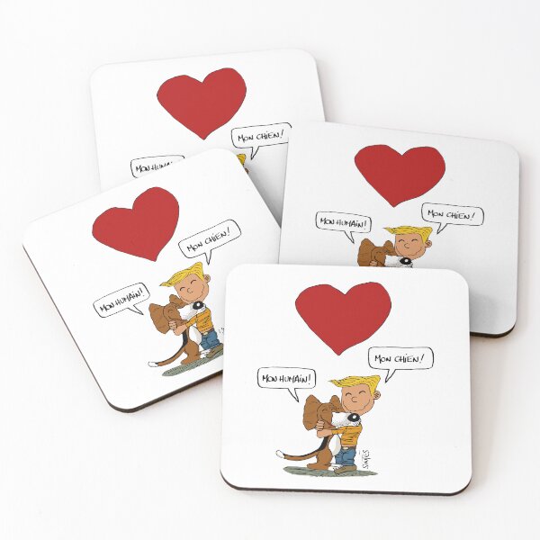 Item preview, Drawing of a little boy and his dog (with texts). designed and sold by Eric Sintès.