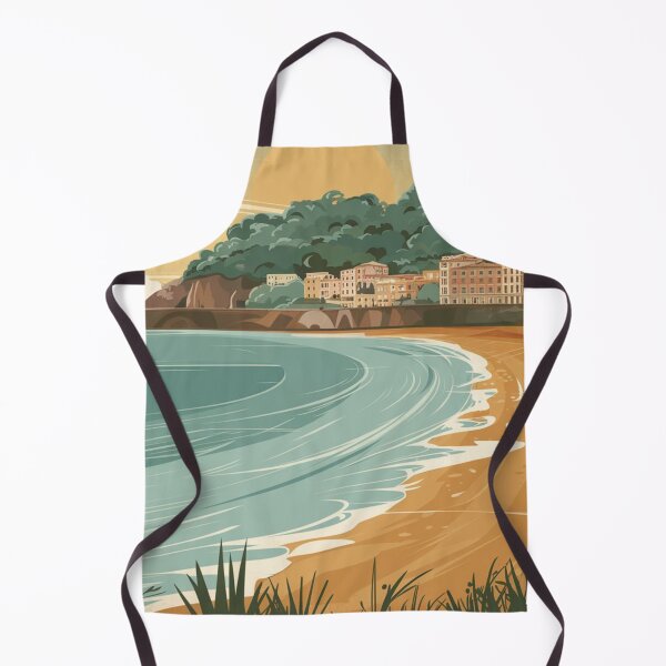 Item preview, San Sebastian Vintage Travel Poster designed and sold by TravelerRat.