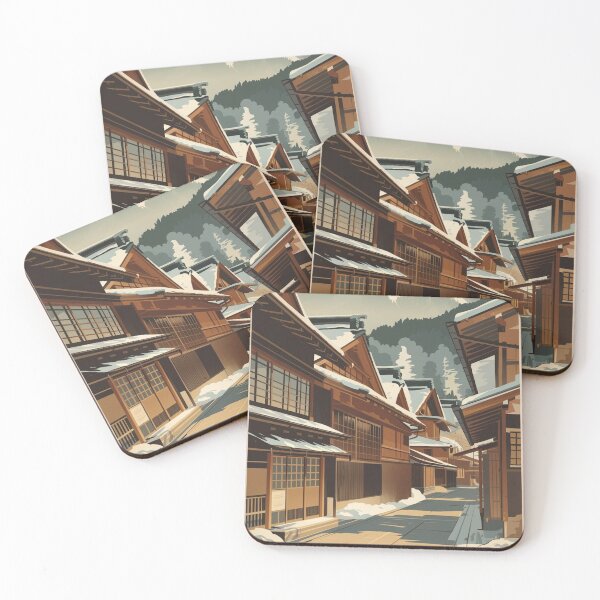 Item preview, Takayama Vintage Travel Poster designed and sold by TravelerRat.