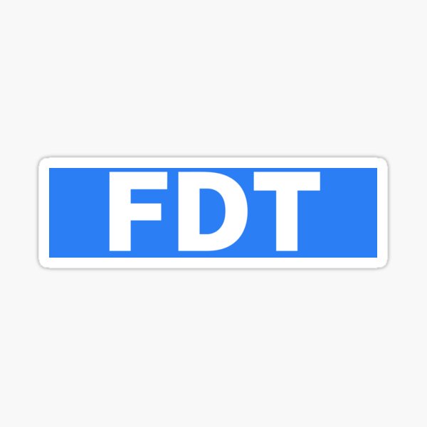 Artikel-Vorschau von FDT, designt und verkauft von BNStickers.