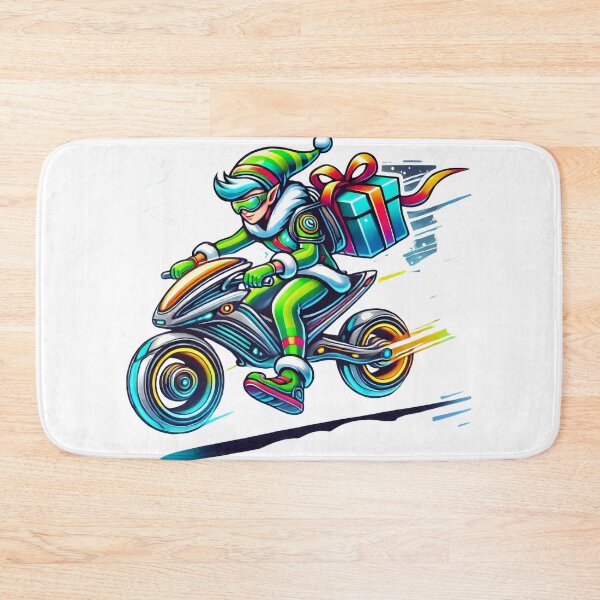 Item preview, Cyber Elf Riding High-Speed Motorcycle with Gift designed and sold by AIARTIST1.