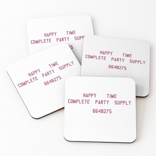 Item preview, HAPPY TIME COMPLETE PARTY SUPPLY As painted on the Miami War Wagon designed and sold by ChrisRoy1001.