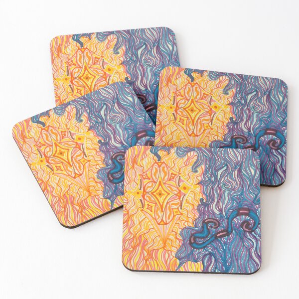 Item preview, Abstract Fire and Ice designed and sold by artbyalette.