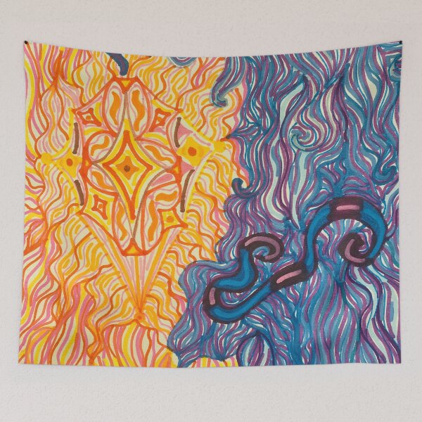 Item preview, Abstract Fire and Ice designed and sold by artbyalette.