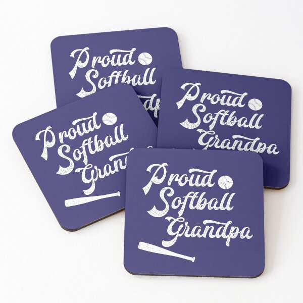Item preview, Proud Softball Grandpa designed and sold by teesaurus.