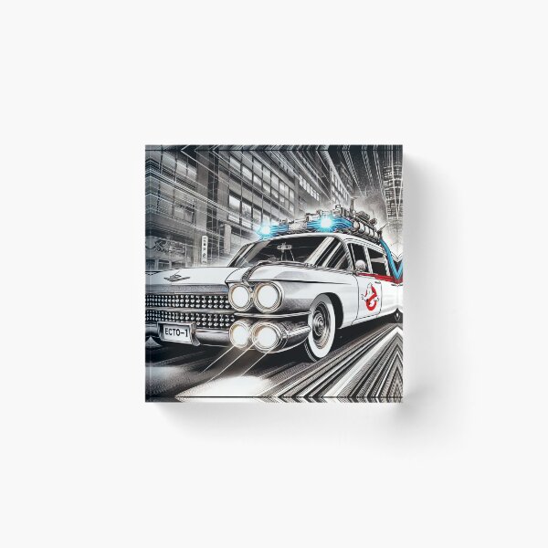 Item preview, The Ectomobile Ecto-1: The Iconic Ghostbusters Car vol.41 designed and sold by janarspixels.