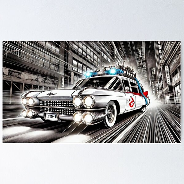 Item preview, The Ectomobile Ecto-1: The Iconic Ghostbusters Car vol.41 designed and sold by janarspixels.