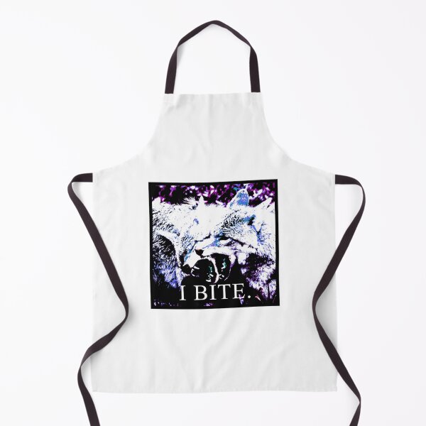 Item preview, i bite. (blue/purple/white/black) designed and sold by ShirewolfWorks.