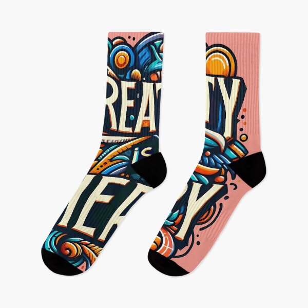 Item preview, creativity is my therapy, typography designed and sold by maxmaj.