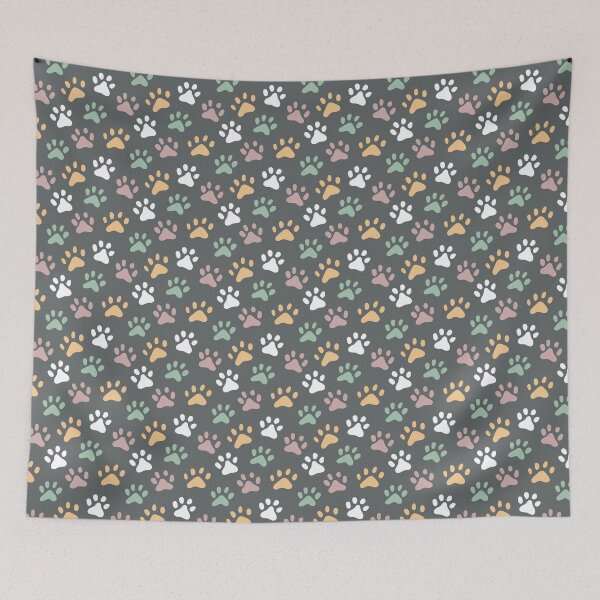 Item preview, Pastel Paws pattern designed and sold by FatBirdie.
