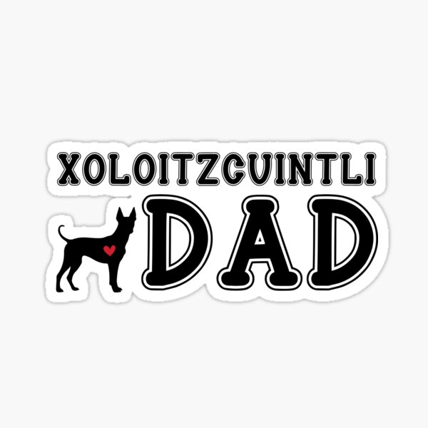 Vista previa del artículo con la obra «Papá Xoloitzcuintli», diseñado y vendido por TheAnimalZ00.