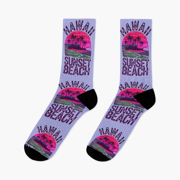 Item preview, Hawaii Sunset Beach Retro Design designed and sold by TheArtOfPat.