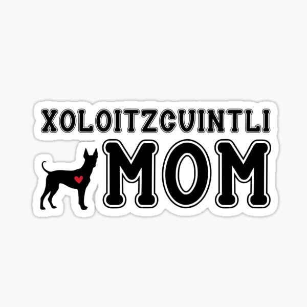 Vista previa del artículo con la obra «Mamá Xoloitzcuintli», diseñado y vendido por TheAnimalZ00.