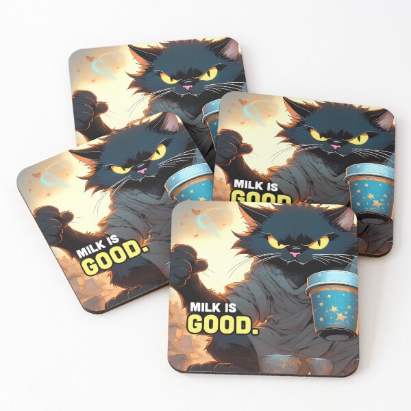 Item preview, Cat 2 - Milk is Good. designed and sold by thejungleheroes.