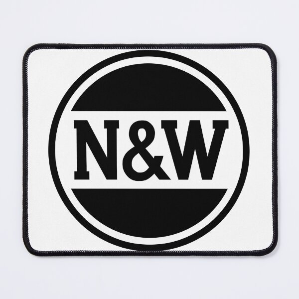 Item preview, Norfolk and Western half moon white designed and sold by new-yawn.