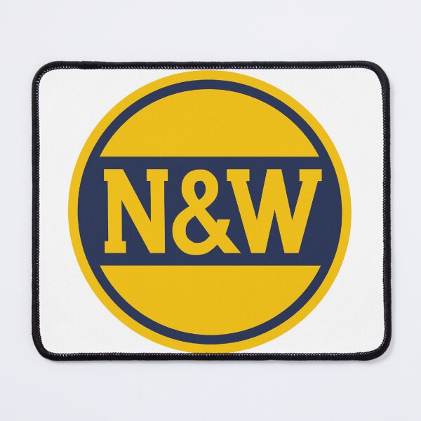 Item preview, Norfolk and Western half moon yellow designed and sold by new-yawn.