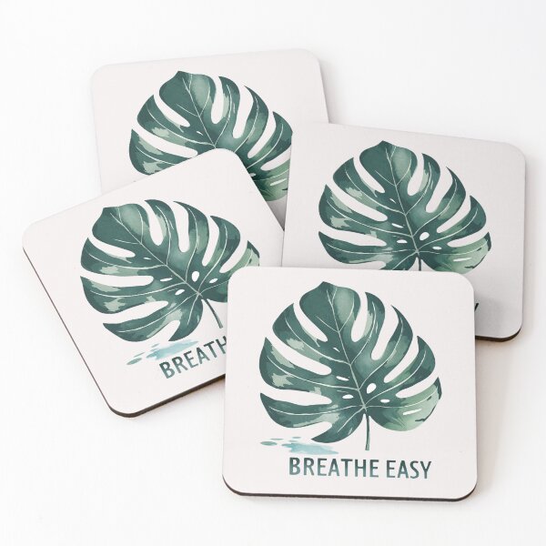 Item preview, Watercolor Style Green Leaf T-Shirt - Breathe Easy Leaf Sticker Design, Nature Lover Gift, Botanical Plant Shirt, Eco-Friendly Tee, Organic designed and sold by benjyjump.