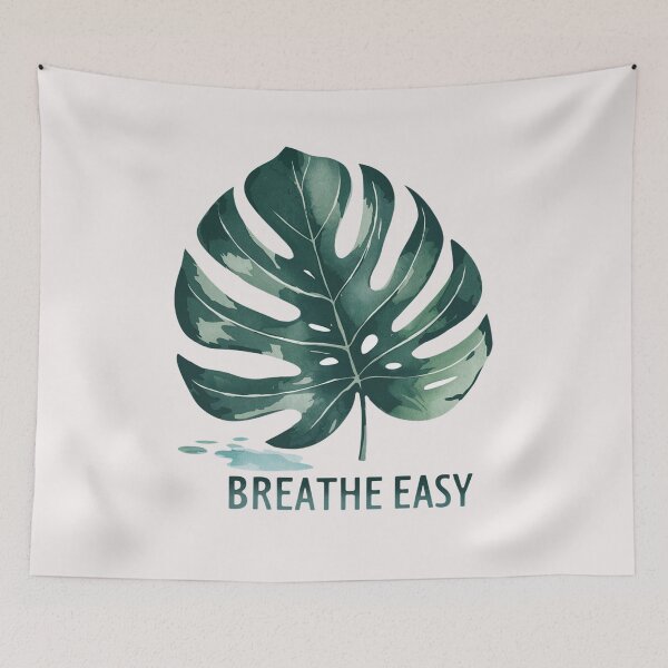 Item preview, Watercolor Style Green Leaf T-Shirt - Breathe Easy Leaf Sticker Design, Nature Lover Gift, Botanical Plant Shirt, Eco-Friendly Tee, Organic designed and sold by benjyjump.