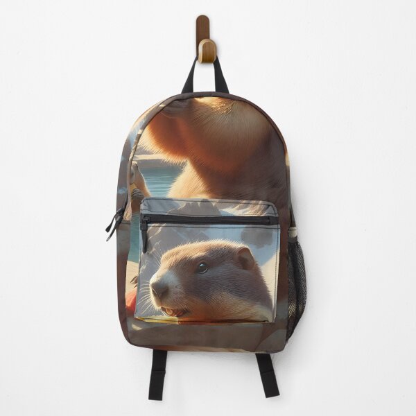 Item preview, Alpine Marmots Enjoying a Spa Day designed and sold by CitrineLinker.
