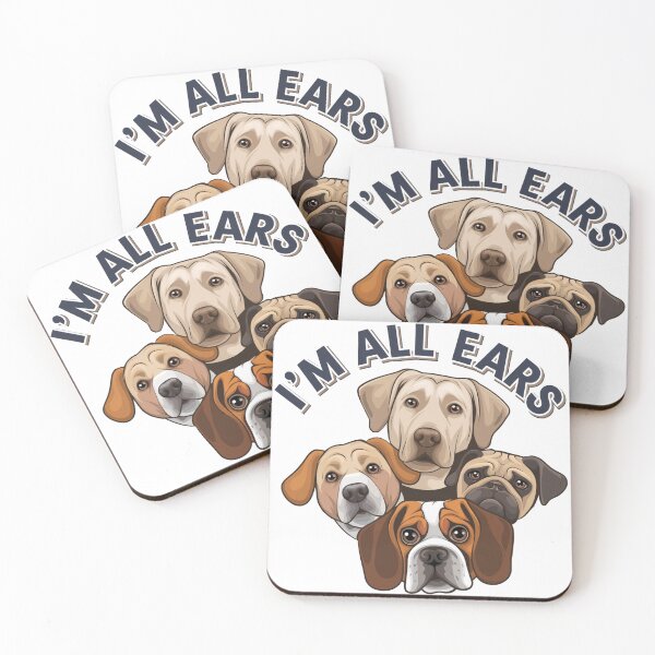 Item preview, DOGS ARE ALL EARS. designed and sold by Eyeba11.