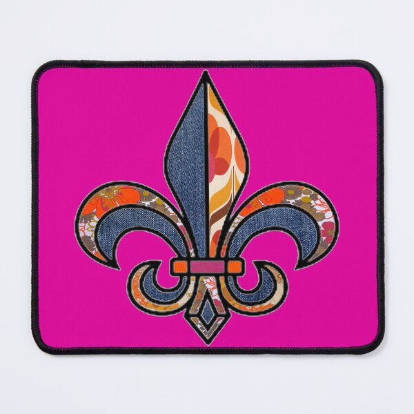 Item preview, Retro Orange Fleur D Lis  designed and sold by artbyomega.