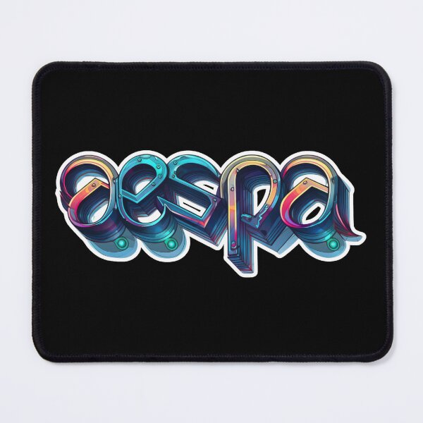 Item preview, Aespa Logo Futuristic designed and sold by kpopbuzzer.