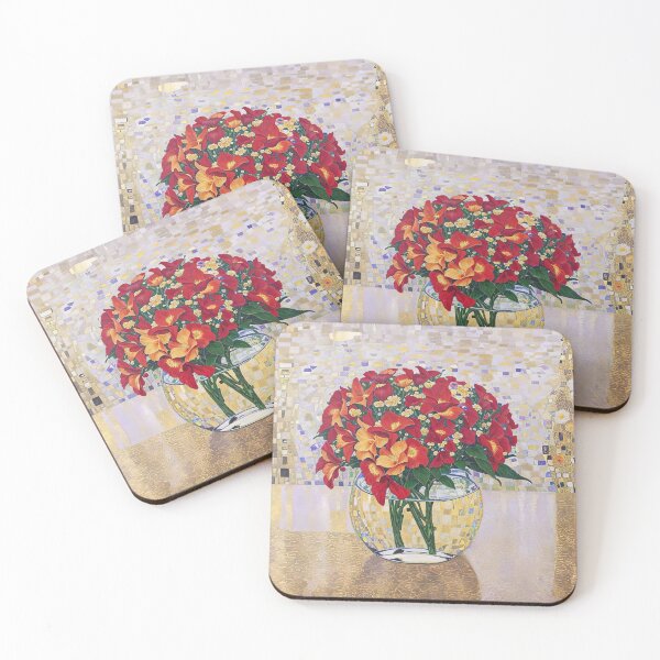 Item preview, Gustav Klimt Flowers designed and sold by maniacfitness.