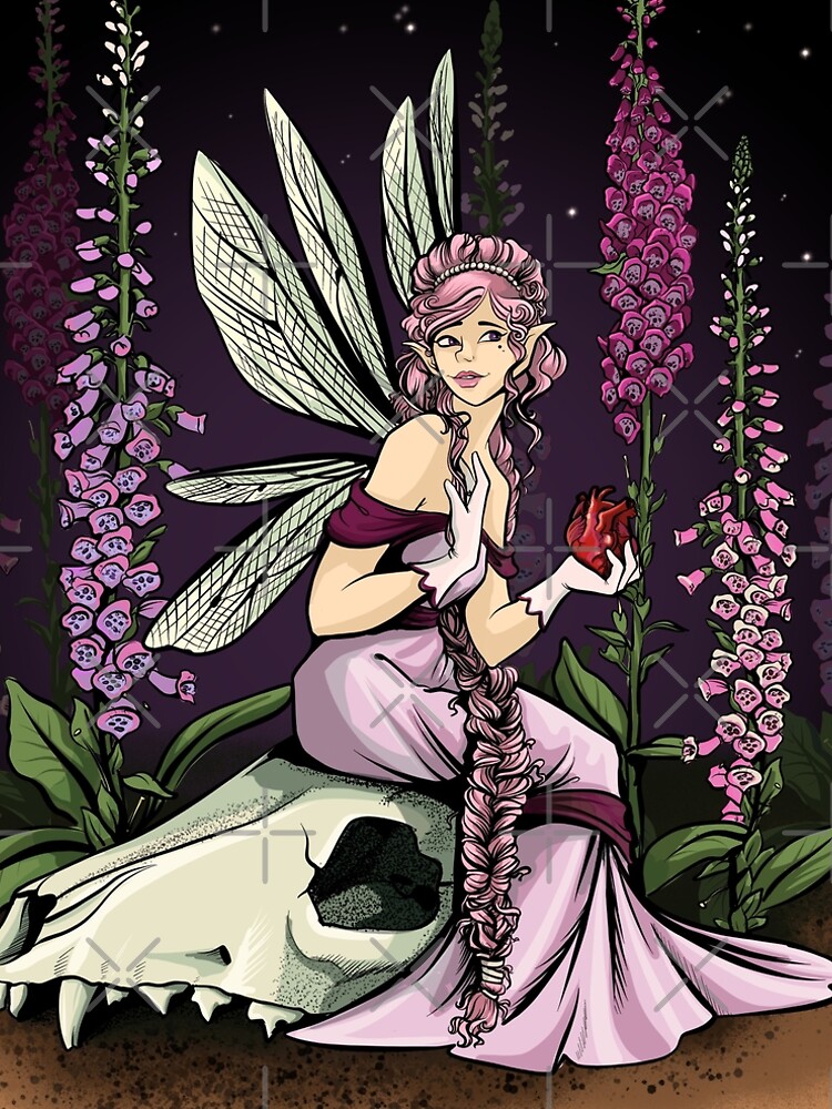 Foxglove Fairy" A-Line Dress for Sale by HollyPierson | Redbubble