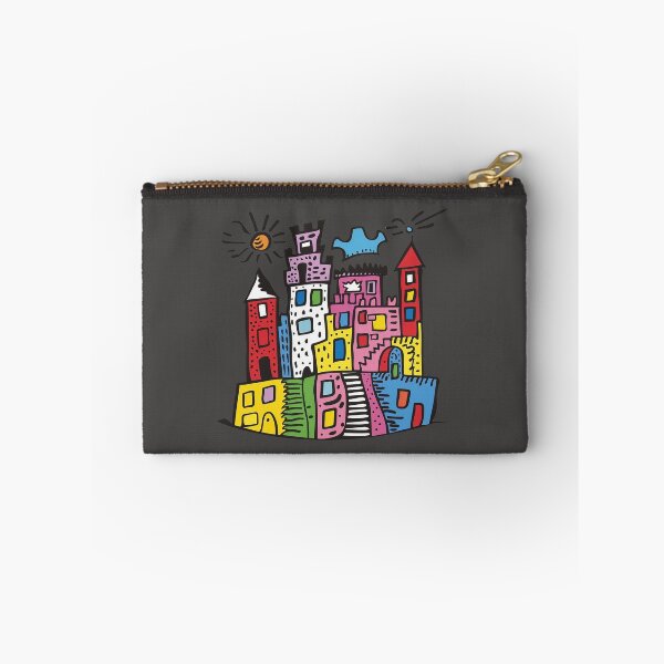 Artikelvorschau, Fantasie abstrakte Burg Kinder Doodle Illustration entworfen und verkauft von Sturdust.
