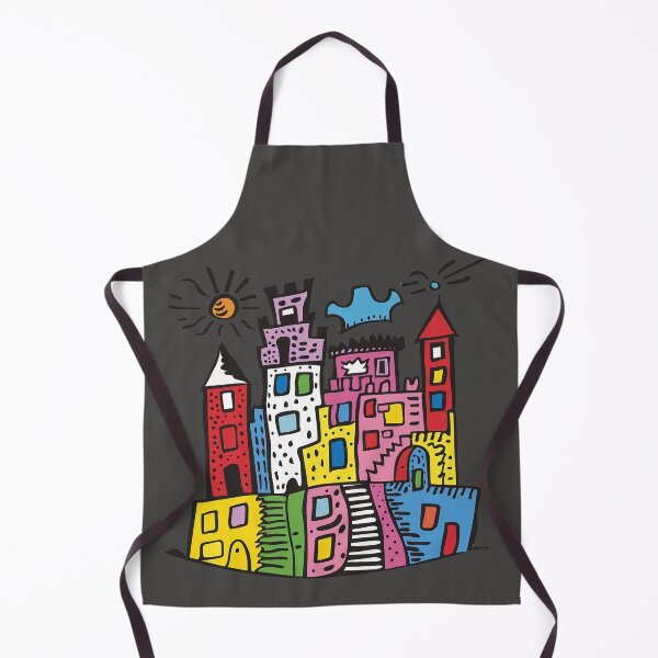 Item preview, Fantasy Abstract Castle Kids Doodle Illustration designed and sold by Sturdust.