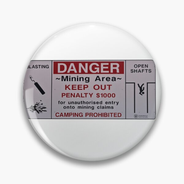 Item preview, Danger- explosives in use designed and sold by So Much 2 See.