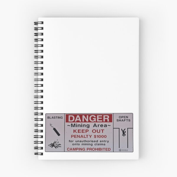 Item preview, Danger- explosives in use designed and sold by So Much 2 See.