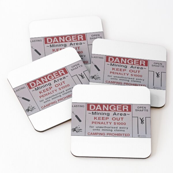 Item preview, Danger- explosives in use designed and sold by So Much 2 See.
