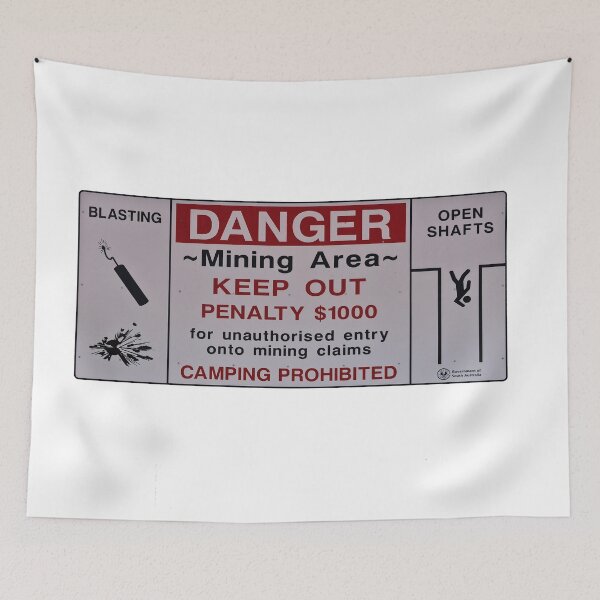 Item preview, Danger- explosives in use designed and sold by So Much 2 See.