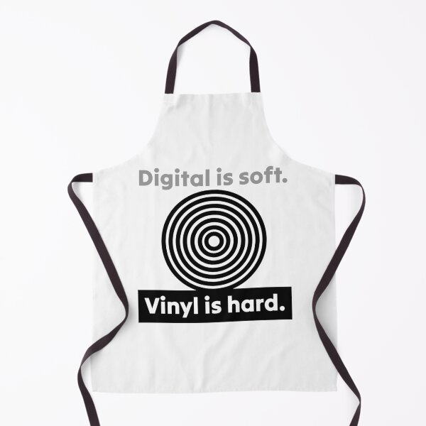 Artikelvorschau, Digital ist weich. Vinyl ist hart. entworfen und verkauft von WhackoDesigns.