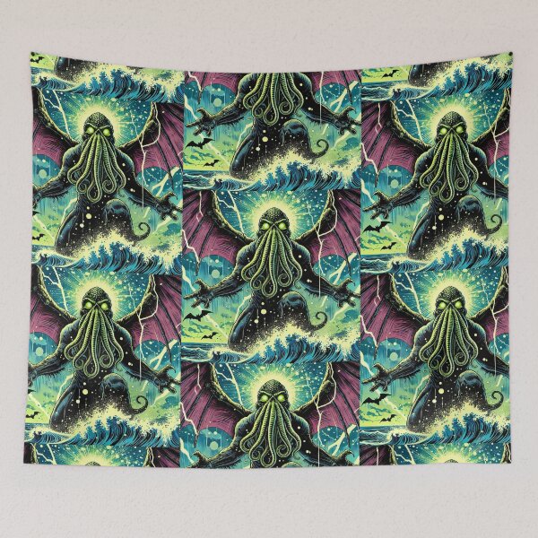 Item preview, The Cthulhu Mythos - Cthulhu Rises from the Depths of Pacific Ocean vol.22 designed and sold by janarspixels.