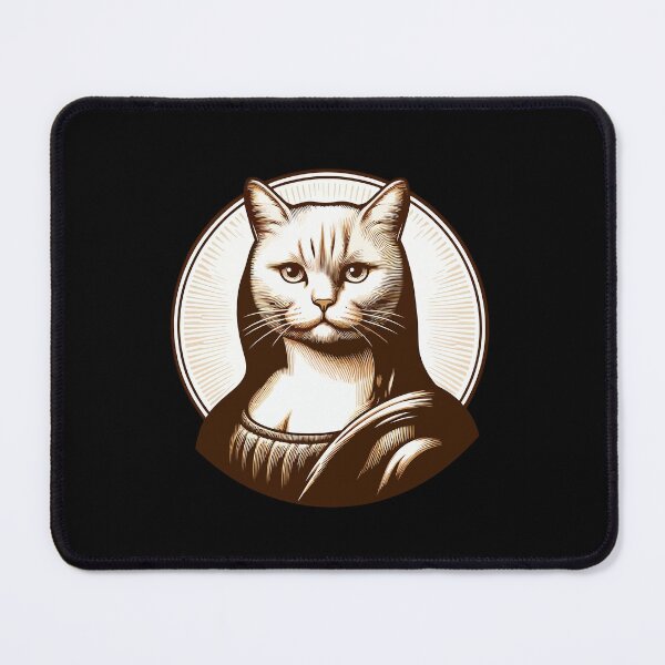 Item preview, Meowna Lisa designed and sold by Ikibrai.