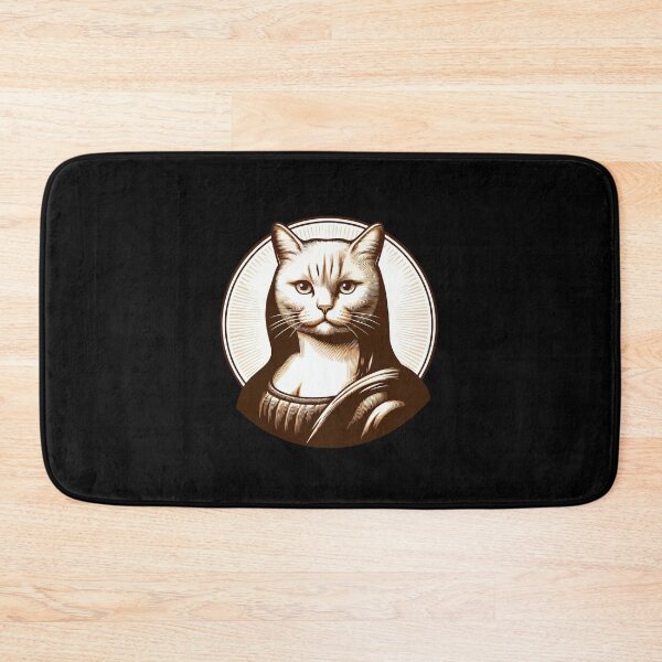 Item preview, Meowna Lisa designed and sold by Ikibrai.