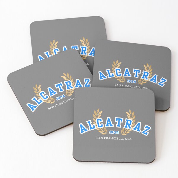 Item preview, Alcatraz Prison “Varsity,” Blue and White designed and sold by UNK-Fatigues.