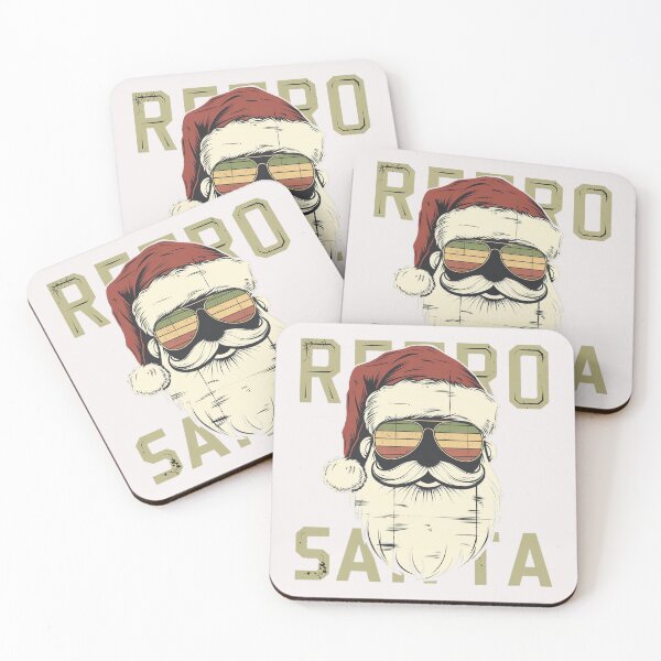 Item preview, Retro Santa Unisex Tee, Vintage Christmas Graphic Shirt, Minimalist Design, 80s Style Holiday Top, Santa with Sunglasses, Festive Shirt designed and sold by benjyjump.