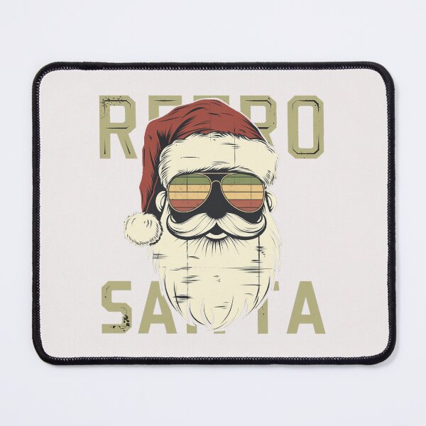 Item preview, Retro Santa Unisex Tee, Vintage Christmas Graphic Shirt, Minimalist Design, 80s Style Holiday Top, Santa with Sunglasses, Festive Shirt designed and sold by benjyjump.
