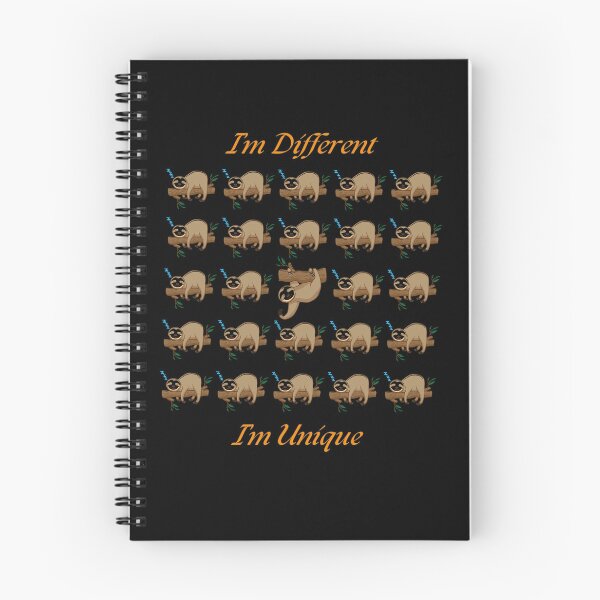 Item preview,  I'm Different I'm Unique  For Someone Unique and special Sloth designed and sold by GulQari.