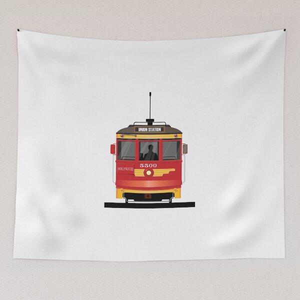Item preview, Pacific Electric Red Car designed and sold by ChrisRoy1001.