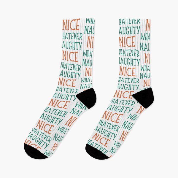 Item preview, Naughty Nice Whatever. Christmas Humor. Funny Inappropriate Christmas Design. Red and Green designed and sold by That Cheeky Tee.