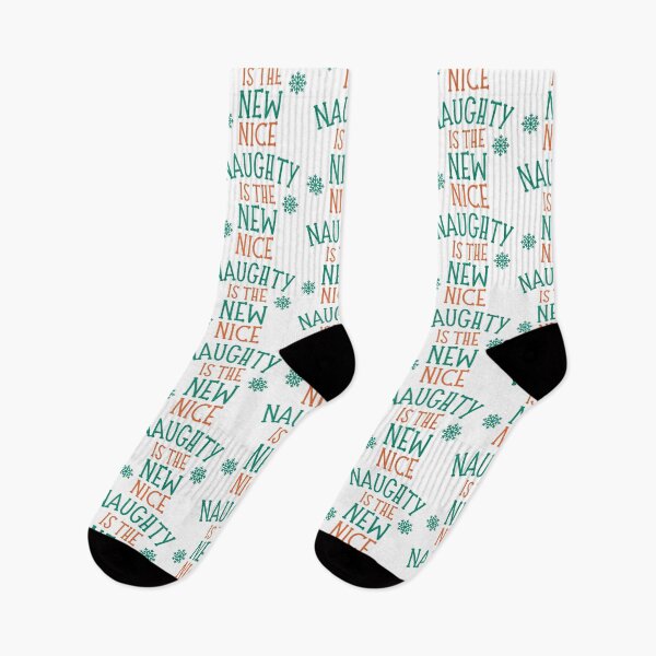 Item preview, Naughty Is The New Nice. Christmas Humor. Funny Inappropriate Christmas Design. Red and Green designed and sold by That Cheeky Tee.