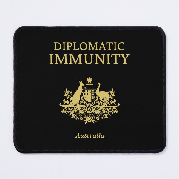 Item preview, Australian Diplomatic Immunity, Gold designed and sold by UNK-Fatigues.